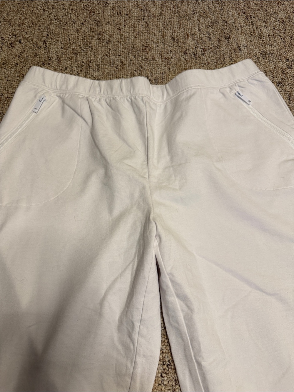 Denim&Co White Cropped Pull-On Ankle Pants - Picture 2 of 5